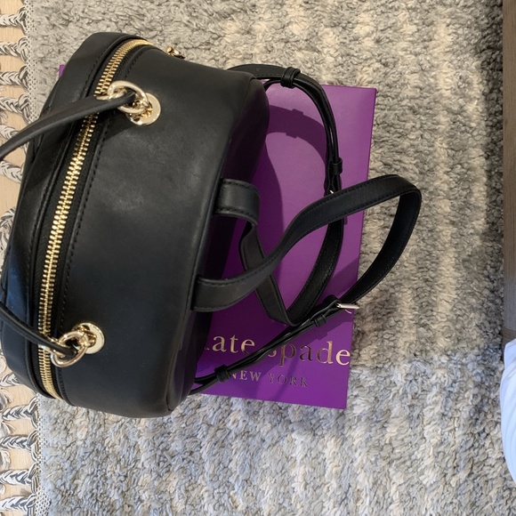 Brand new never worn black Kate spade backpack